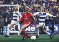 Fussball Duisburg-FC Bayern : Rummenigge, Saborowski