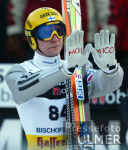 SKISPRINGEN  Vierschanzen Tournee  Bischofshofen Ahonen gruesst seinen Sohn via Fernsehen