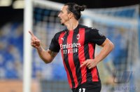 FUSSBALL SERIE A 2020/2021: JUBEL Zlatan Ibrahimovic (AC Mailand)