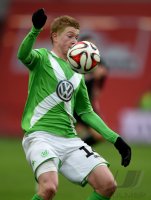Fussball, 1. Bundesliga  Saison 2014/2015: VfL Wolfsburg - SC Freiburg
