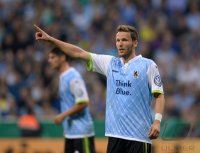 Fussball DFB Pokal 2. Runde 13/14 : Benjamin Lauth (1860 Muenchen)