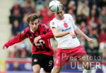 Fussball 1. Bundesliga: Leverkusen - Freiburg, Zweikampf