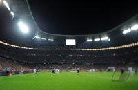 Fussball International Audi Cup 2011: Uebersicht der Allianz Arena im Flutlicht