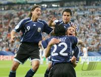 Fussball WM 2006: Argentinien - Serbien Montenegro