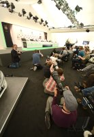FUSSBALL INTERNATIONAL EURO 2012:  Pressekonferenz der Deutschen Nationalmannschaft in Danzig