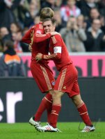 Fussball 1. Bundesliga, Saison 2012/2013:  FC Bayern Muenchen - Hannover 96