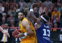 Basketball 1. Bundesliga 16/17 Hauptrunde: Walter Tigers Tuebingen -  Eisbaeren Bremerhaven