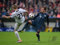 Fussball Champions League 13/14: Mario Goetze (FC Bayern Muenchen)
