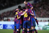 FUSSBALL  International CHL 09/10 : VfB Stuttgart -  FC Barcelona