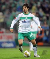 FUSSBALL 1. BUNDESLIGA: Bremen, DIEGO Einzelaktion