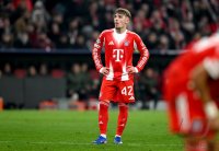 Fussball  Achtelfinal Rueckspiel CHL 25/26: FC Bayern Muenchen - Atalanta Bergamo