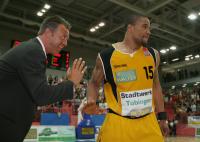 Basketball 1. Bundesliga  06/07 Walter Tigers Tuebingen - Oldenburg