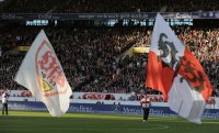 Fussball 1. Bundesliga : VfB Stuttgart - VfL Wolfsburg  