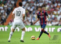 Fussball Primera Division El Clasico 14/15: Neymar (Barca)