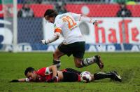 FUSSBALL, 1. BUNDESLIGA, 22. Spieltag: Hannover - Bremen