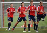 Fussball 1. Bundesliga: Training beim FC Bayern Muenchen