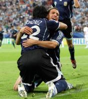 Fussball WM 2006: Argentinien - Serbien Montenegro