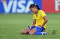 Fussball Frauen FIFA U 20  WM  2008   Viertelfinale  Brasilien - Deutschland