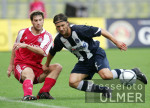 Fussball 1. Bundesliga: Bayern - Berlin, Zweikampf