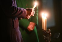 Juedisches Lichterfest; Solidarit&Atilde;&curren;tsbekundung des Rexinger Synagogenvereins