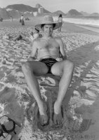 Fussball  Franz Beckenbauer (Cosmos New York) am Strand von Rio