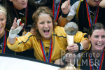 Fussball Uefa-Cup Frauen: Frankfurt - UMEA, UMEA jubelt