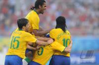 FUSSBALL  Olympia 2008   Vorrunde  Maenner   Brasilien - Belgien