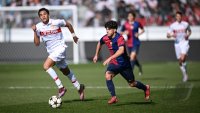 FUSSBALL Fussball UEFA Youth League 24/25: VfB Stuttgart - FC Barcelona
