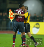 FUSSBALL 1. Bundesliga aufgebrachter Elber (FCB)