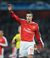 Fussball International Champions League   Van Persie (Arsenal)