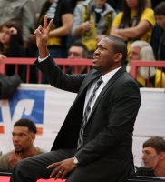 Basketball 1. Bundesliga 15/16 Hauptrunde: Walter Tigers Tuebingen - MHP RIESEN Ludwigsburg