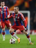 Fussball CHL  Saison 2014/2015: Franck Ribery (FC Bayern Muenchen)