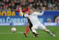 Fussball 1. Bundesliga  Saison 2010/2011:  SC Freiburg - FC Bayern Muenchen