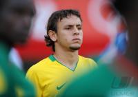 FUSSBALL  Olympia 2008   Viertelfinale  Maenner   Brasilien - Kamerun