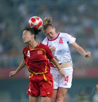 FUSSBALL  Olympia 2008   Vorrunde  Frauen    Canada - China