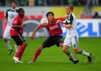Fussball: 1. Bundesliga Saison 2010/2011: Wolfsburg - Freiburg