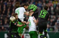 Fussball, 1. Bundesliga  Saison 2013/2014: SV Werder Bremen - Borussia Moenchengladbach