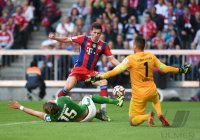 Fussball 1. Bundesliga Saison 14/15: FC Bayern Muenchen - Werder Bremen