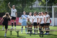 Fussball International Euro 2025,
Mannschaftsfoto Deutsche Frauen Nationalmannschaft