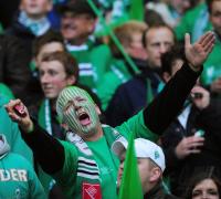 Fussball: DFB Pokal Finale: SV Werder Bremen, Fan