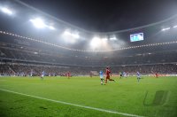 Fussball CHL  Saison 2011/2012:  Uebersicht bei Nebel in der ALLIANZ ARENA