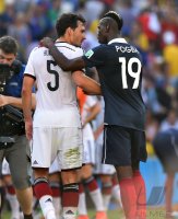 FUSSBALL WM 2014, VIERTELFINALE: Frankreich - Deutschland