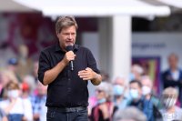 Politik, Wahlkampf Buendnis 90/Die Gruenen: Gruenen Bundesvorsitzender Robert Habeck