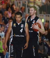 Basketball 1. Bundesliga 2013/2014 Testspiel: Kirchheim Knights - Walter Tigers Tuebingen