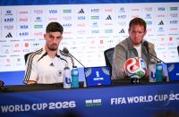 Fussball WM 2026 Deutschland -  Paraguay, Pressekonferenz,