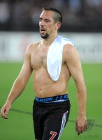 Fussball CHL  Saison 2011/2012:  Franck Ribery (FC Bayern Muenchen)