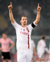 FUSSBALL SERIE A:  Zlatan Ibrahimovic (AC Mailand)