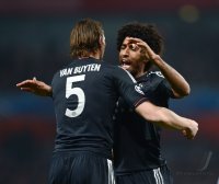 FUSSBALL INTERNATIONAL CHL ACHTELFINALE 12/13: FC Arsenal London - FC Bayern Muenchen