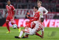 Fussball  1.Bundesliga   Saison 17/18: FC Bayern Muenchen - RB Leipzig