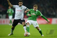 Fussball, 1. Bundesliga  Saison 2014/2015: SV Werder Bremen - Hannover 96